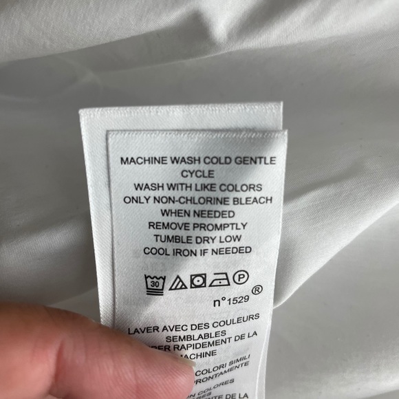 NWOT Lauren Ralph Lauren Ruffle Blouse White K68 - Picture 8 of 8